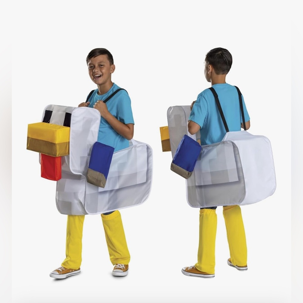 NWT. Chicken Jockey Minecraft Ride-On Pop-Out Costume